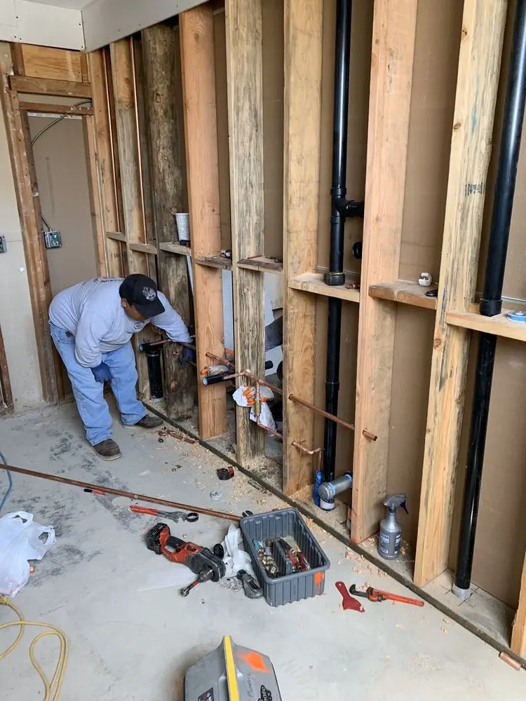 Commercial rough-in plumbing for Water Heater Replacement in Cherryville